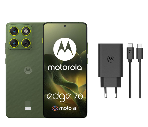 Motorola edge 70 5G 12/512GB Bronze Green 120Hz + Ładowarka 68W - 1486849 - zdjęcie